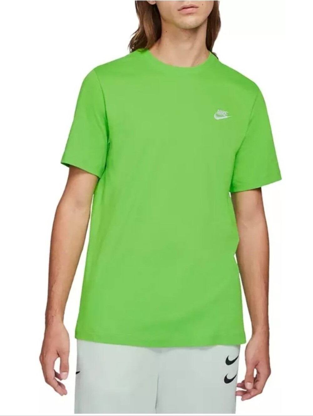 NWT Nike Men's Sportswear Club T-Shirt Mean Green Mens Small AR4997-311